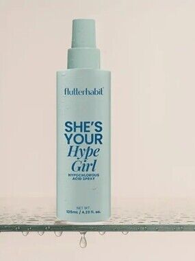 New Sealed Flutterhabit She’s Your Hype Girl Hypochlorous Acid Spray Full Size